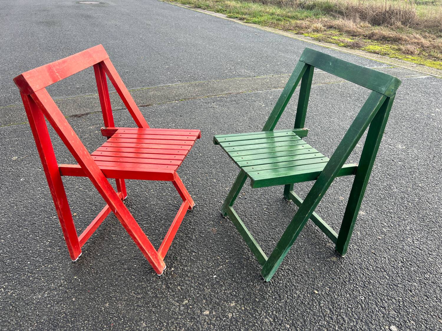 Pair of Aldo Jacober chairs