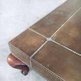 Brass coffee table, France, 1960s