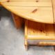 Vintage stretch dining table and 4 chairs by S. Coppola for Roche Bobois