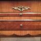 Coiffeuse style Louis XV en marqueterie