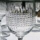 BACCARAT NANCY - 12 Glasses of white wine in cut crystal - Signed - H 12,5cm