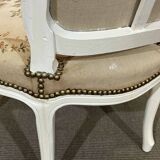 1970s Louis XV style cabriolet armchair