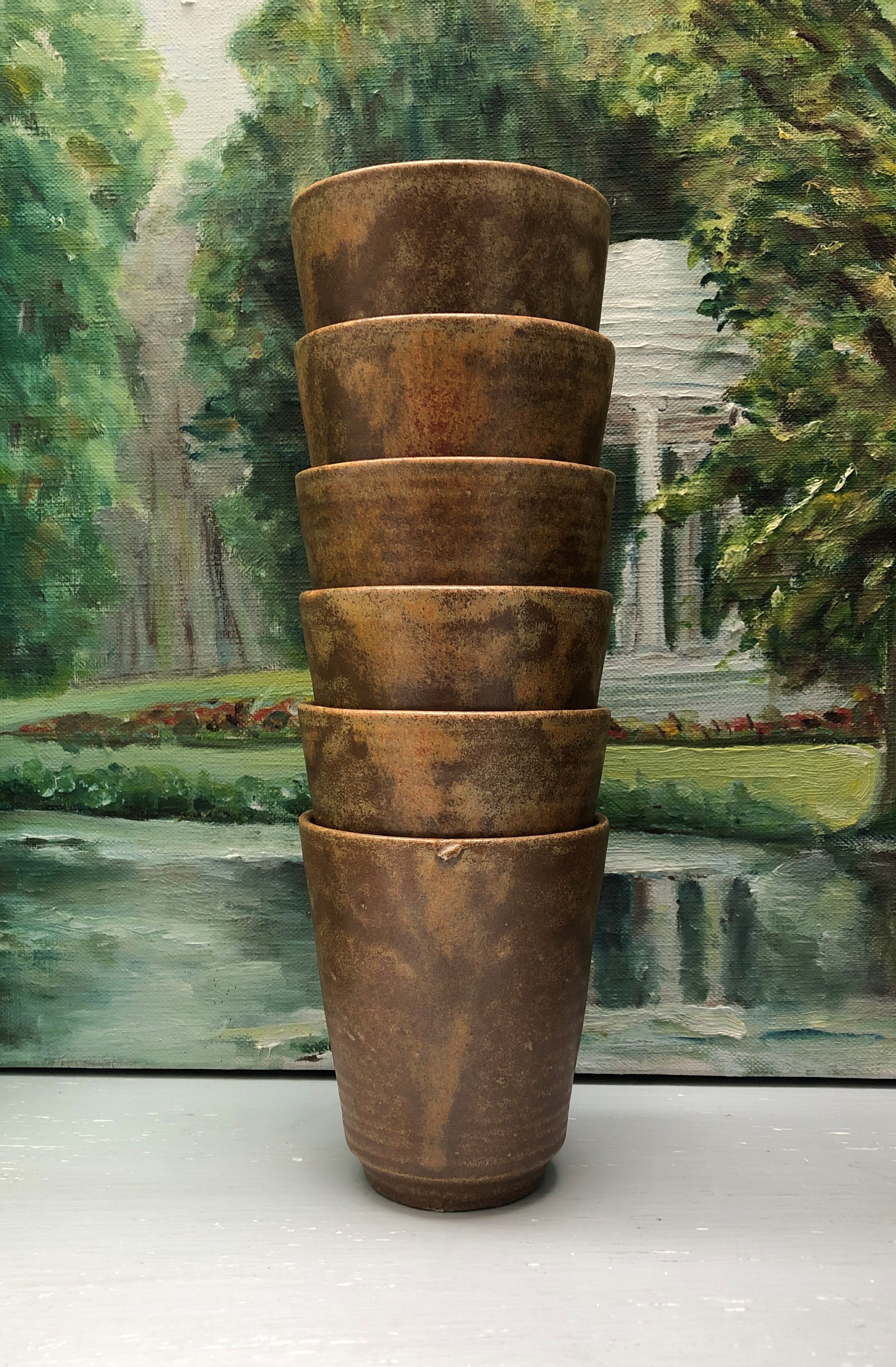 Set of 6 Gres glasses