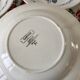 Set of 9 hollow plates Digoin Sarreguemines model "Cannes"