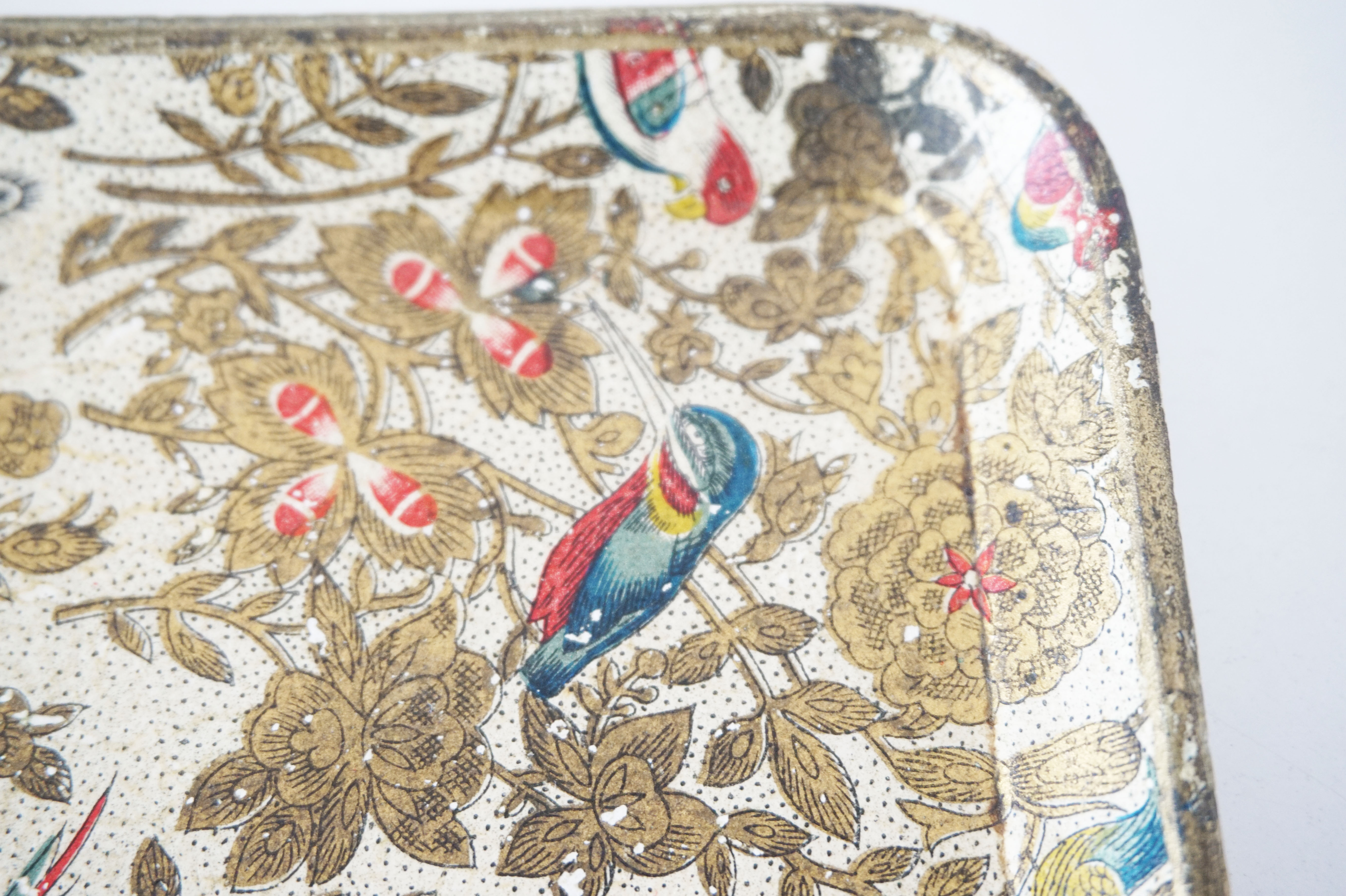 Japanese painted wood top