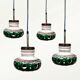 Suspension vintage en lave grasse de conception hollandaise Herda 1970