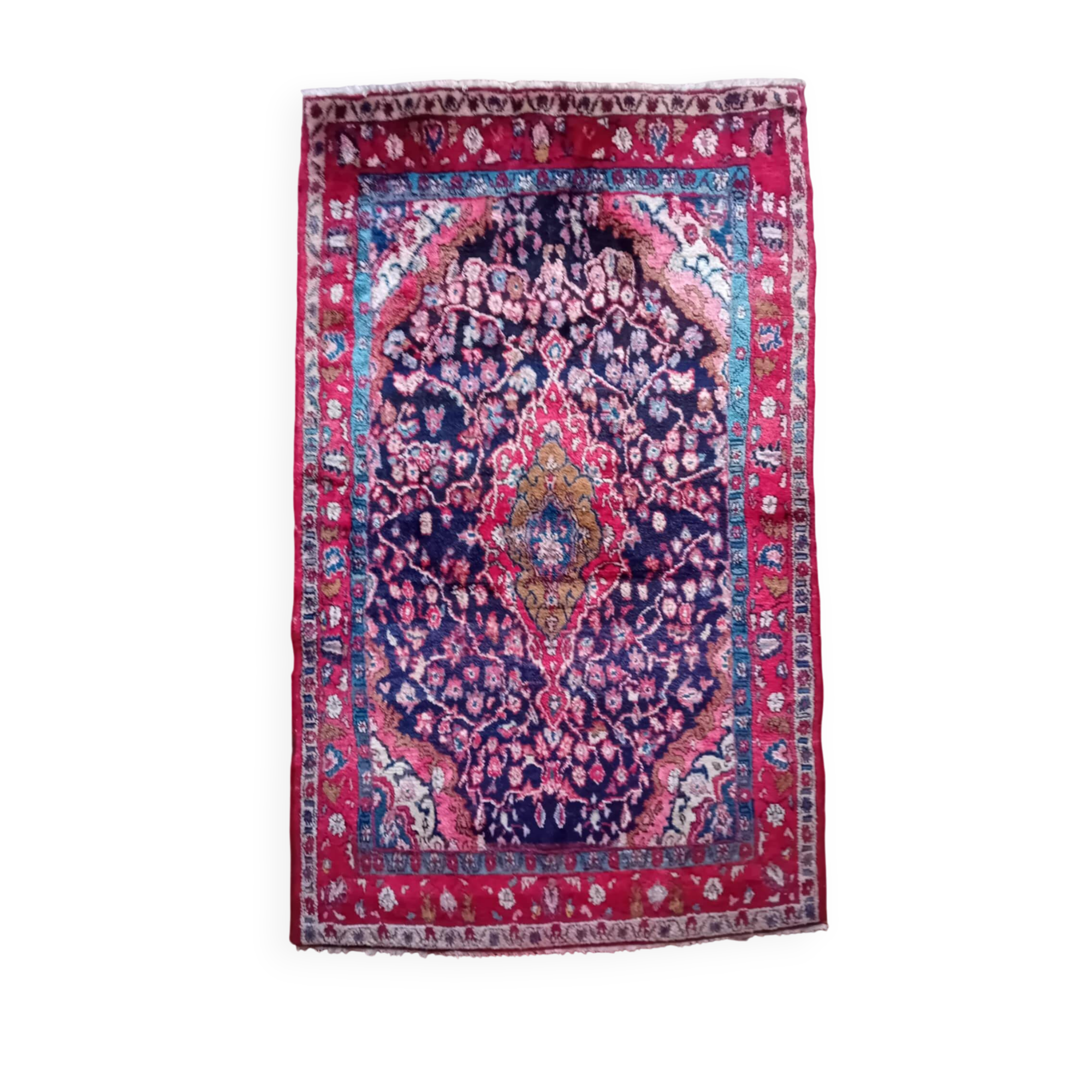 Handmade Persian Hamadan Rug 210x130cm