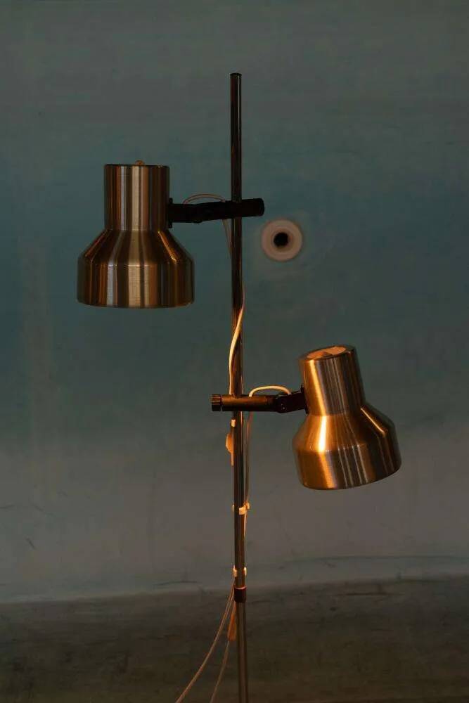 Scandinavian floor lamp Belid with adjustable spots from the 1960s.