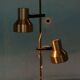 Scandinavian floor lamp Belid with adjustable spots from the 1960s.
