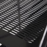 Black metal chair "Quinta" Mario Botta