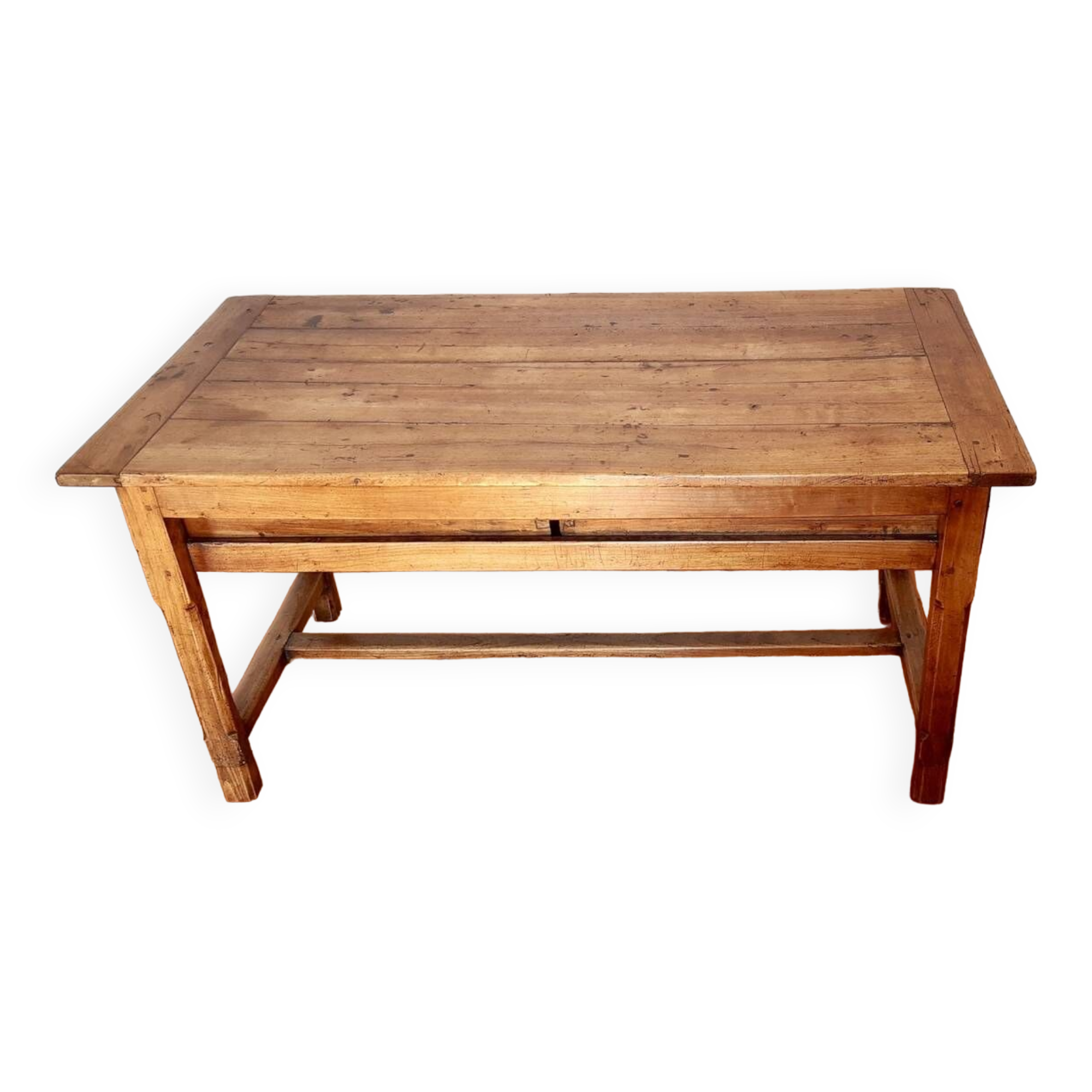 Table de ferme ancienne en bois de hêtre XIXème