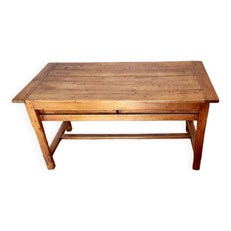 Table de ferme ancienne en bois de hêtre XIXème