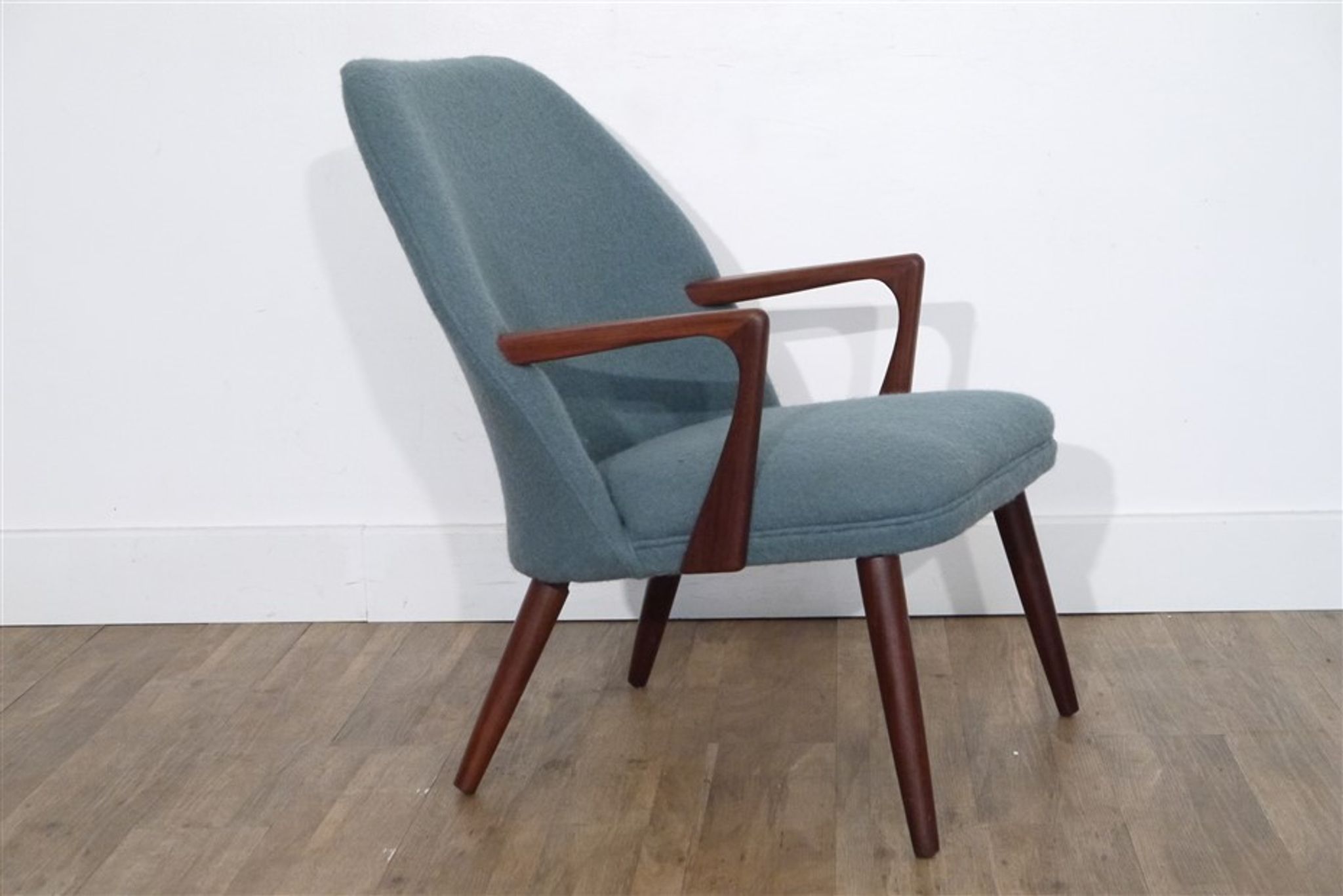 Fauteuil design danois vintage en teck 1960