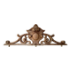 old wooden pediment