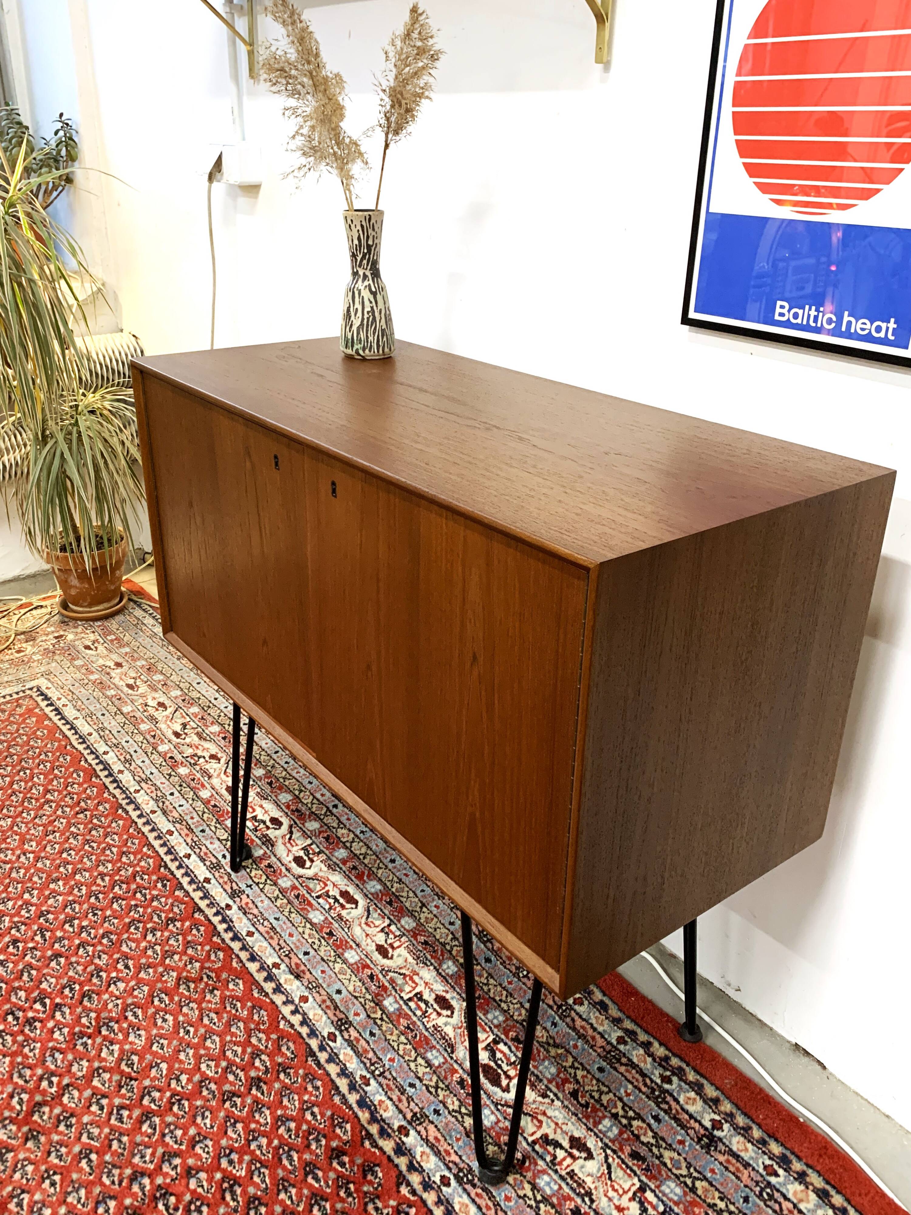 Teak cabinet, norway 1960s/70s, vintage, mid-c modern