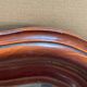 Louis Philippe organic curved wavy distressed mirror, ca 1880