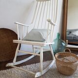 Rocking-chair scandinavian 1960 - model "grandessa" editor Nesto