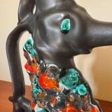 Ceramic seahorse pitcher from the 60s