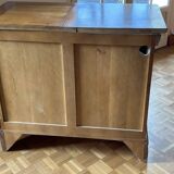 Louis Philippe solid cherry wood TV cabinet.