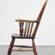 Antique English highback Windsor dining chair with patina