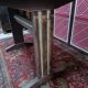 Solid pine bistro table with sanded top, 50s