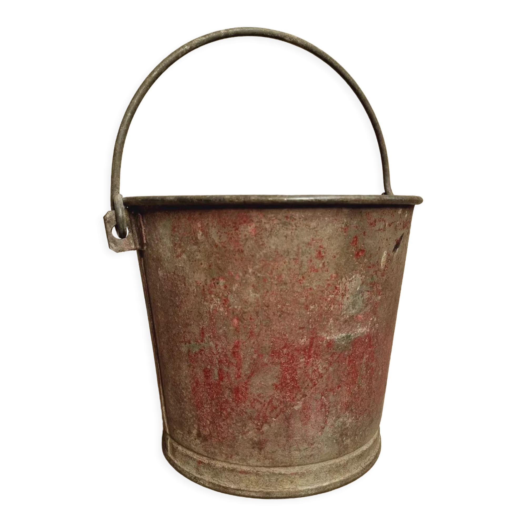 Old bucket fire bucket waste bucket