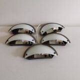 Set of 5 Danish Odreco wall lamps 80s 90s