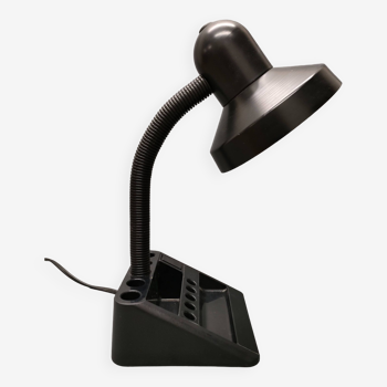 Massive: Black flexible organizer lamp - vintage 80s