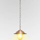 Copper barn pendant light small hanging lamp