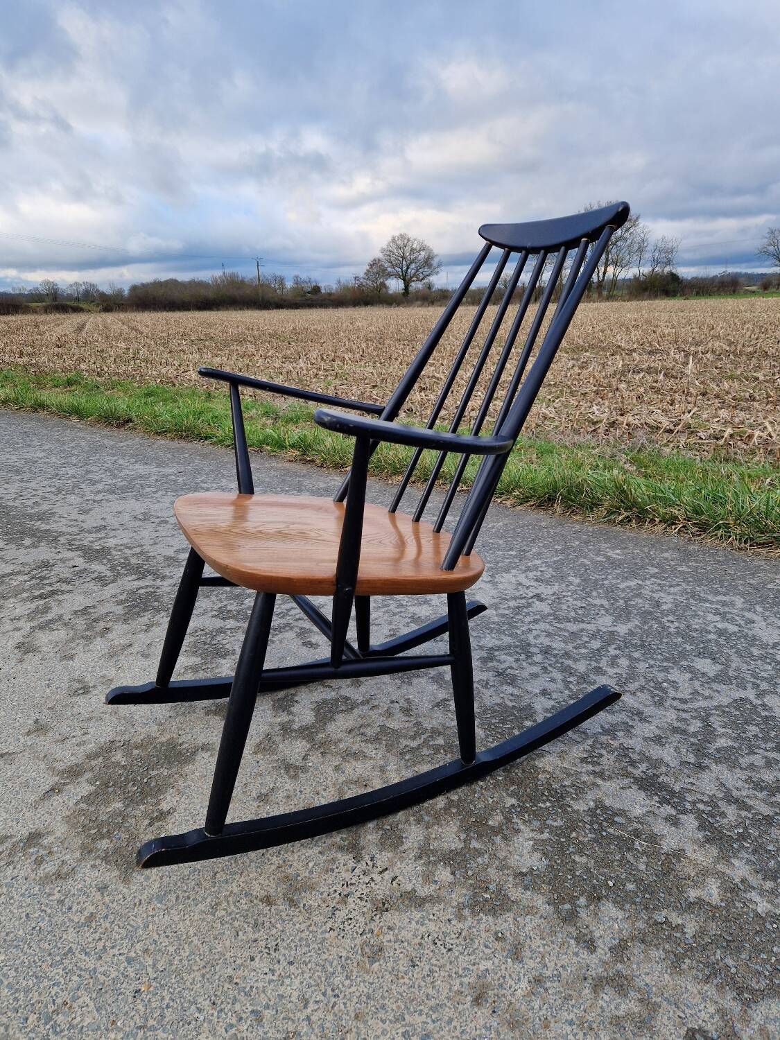 Rocking chair Scandinavian style 50s 60s