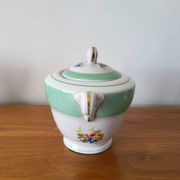 Covered pot, Limoges porcelain sugar bowl