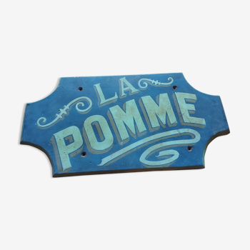 Plaque de villa la pomme