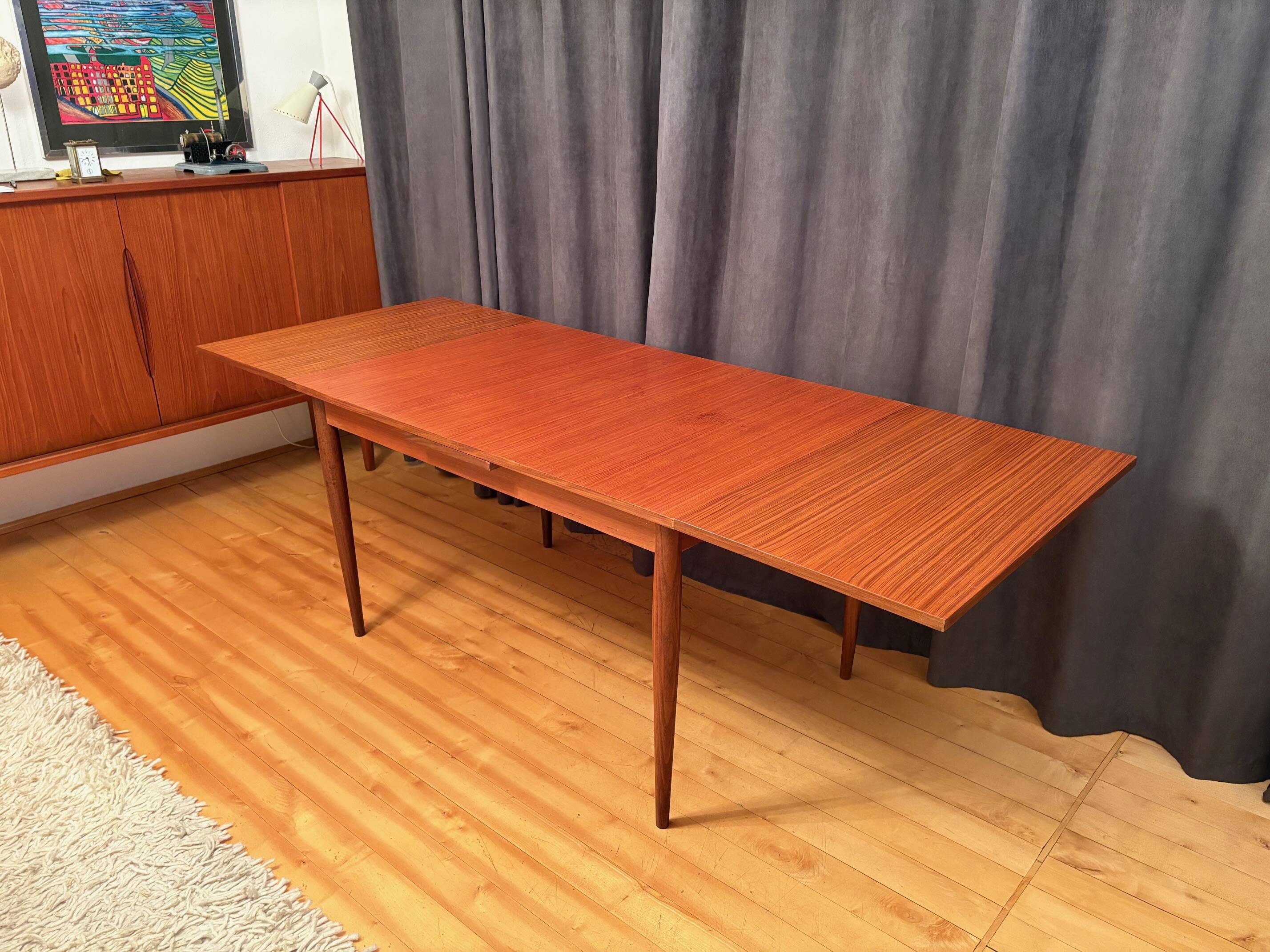 Large teak table from Lübke, Germany, 1960s