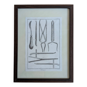 Affiche encadrée ''chirurgie