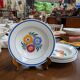 Assiettes creuses vintage terre de fer