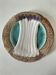 Asparagus plate in earthenware – acanthus and shells – around 1900
