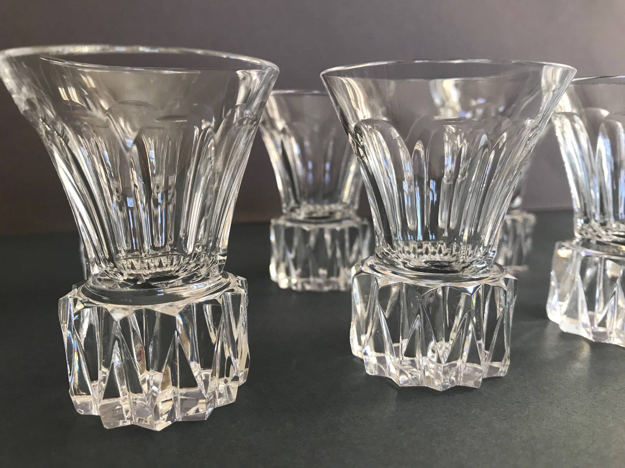 Small Saint Louis cut crystal glasses?