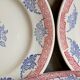 Six Art Deco plates in Longwy service "Normandy"