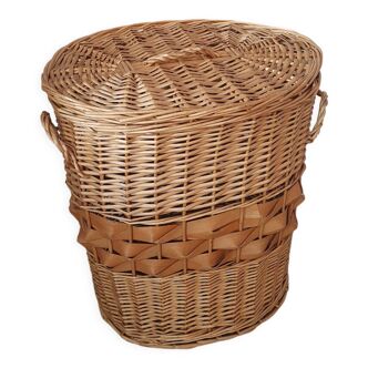 Rattan basket wicker woven