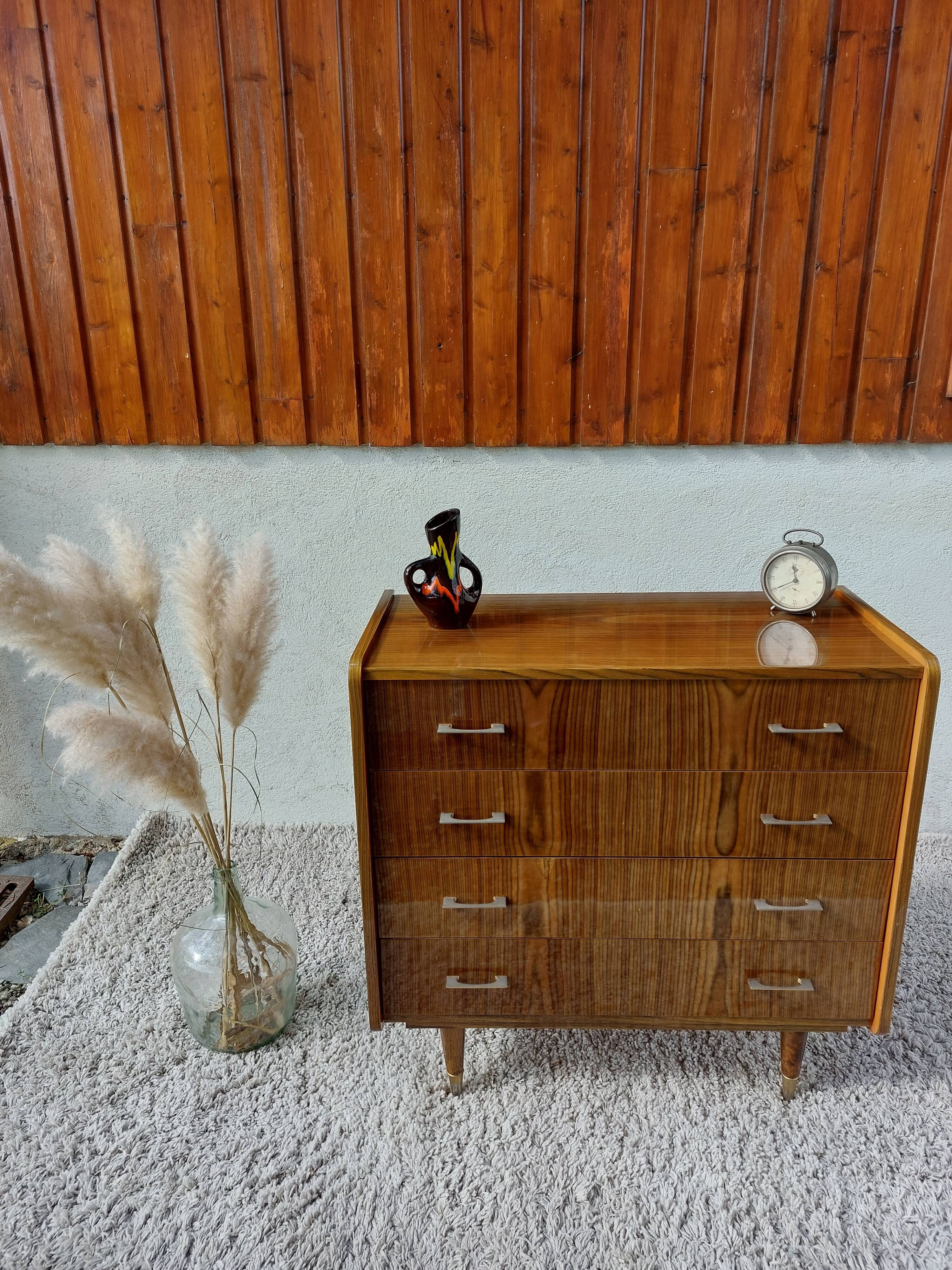 70's chest of drawers spindle legs