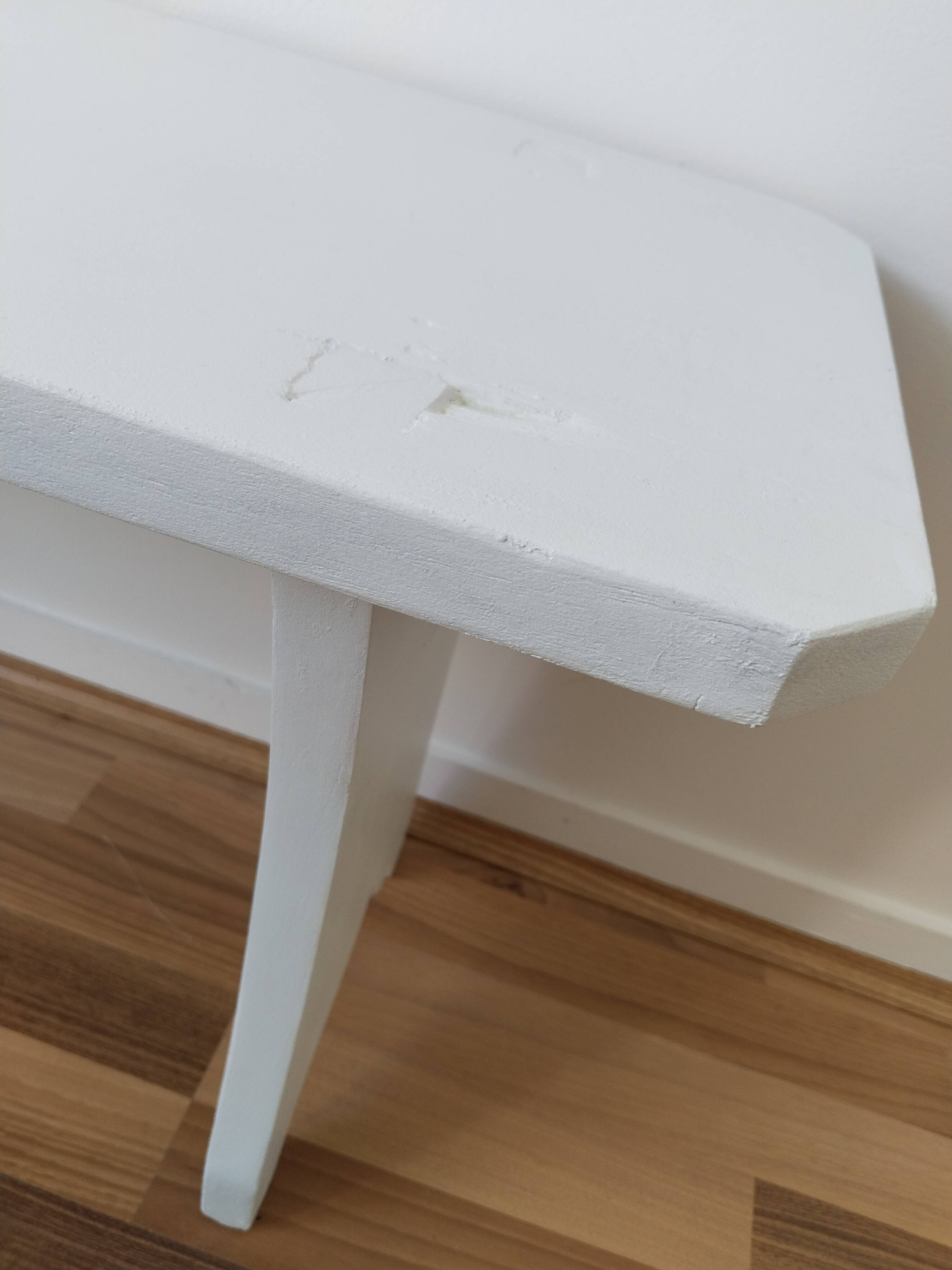 Banc en bois, vintage français