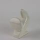 Ancient ceramic pigeon sculpture by George Ventrillon for Saint Clément.
