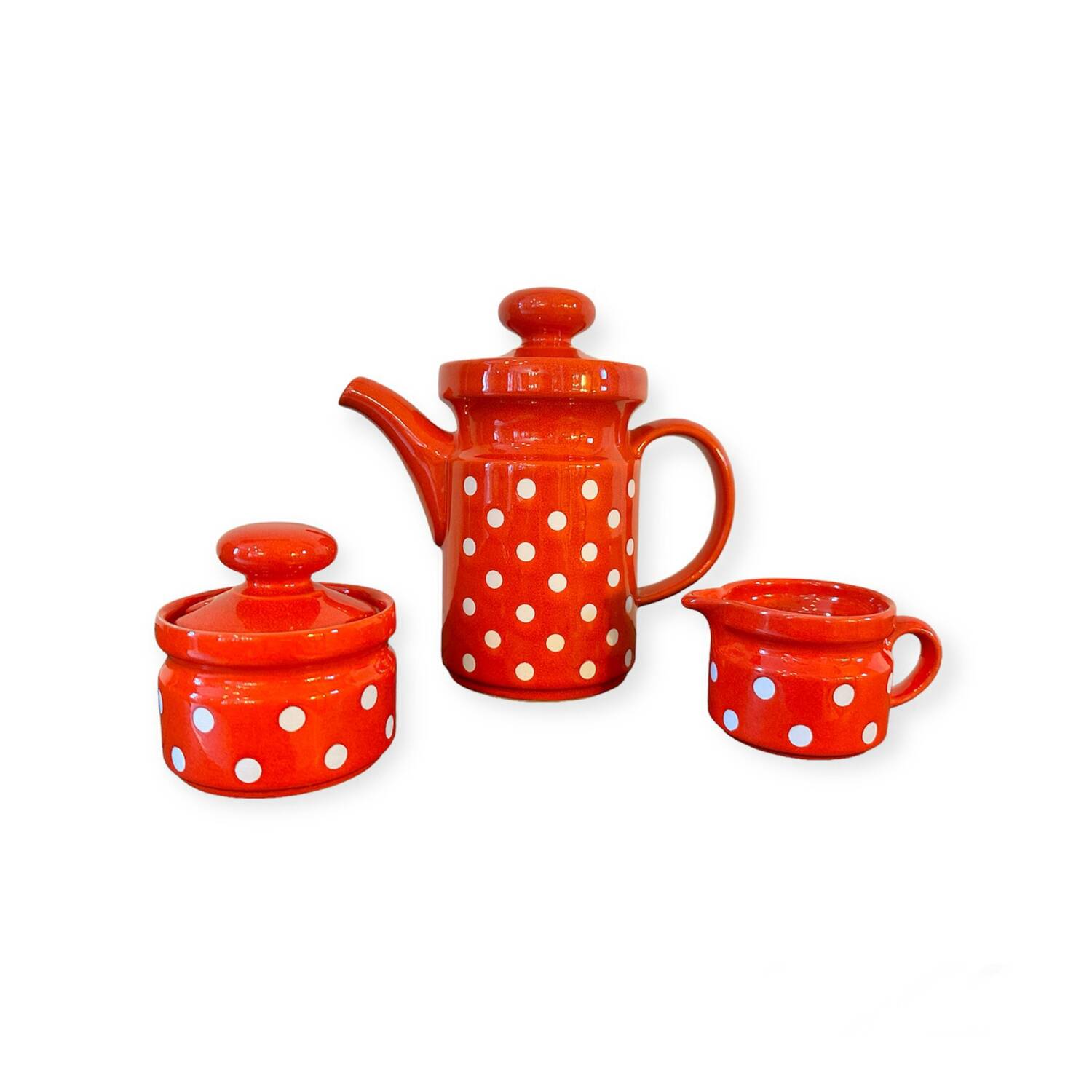 Waestersbach service 60' teapot milk pot and sugar bowl