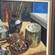 Original Swedish Oil on Canvas – “Stilleben” by C.A.P – Dated 1936 –Vintage