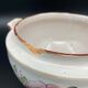 Soupiere faience of east Luneville with decor floral catches xix eme