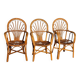 1980s Rattan Armchairs France