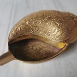 Cendrier coquillage laiton