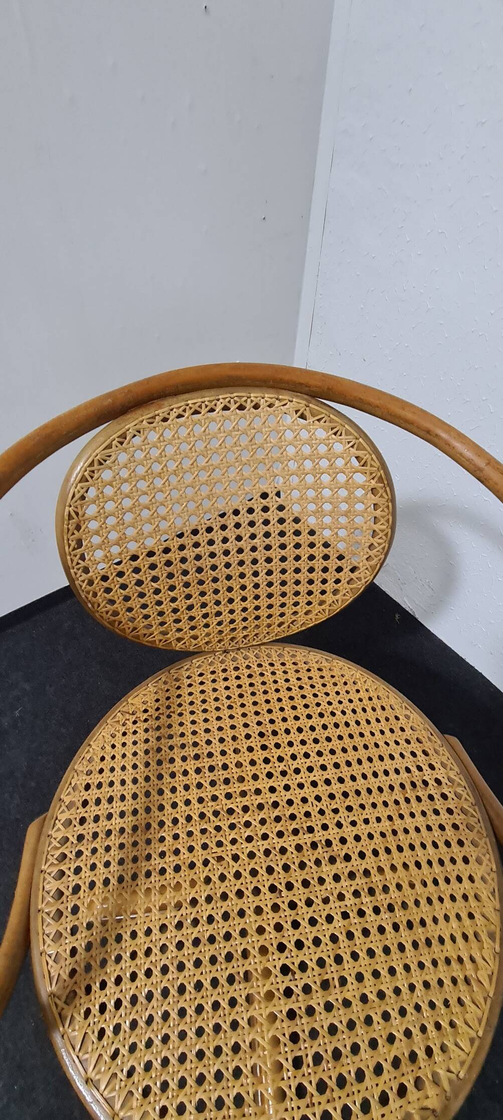 Vintage bentwood swivel chair.
