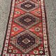 Tapis d'orient caucase kazak 106x196cm