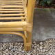 Old rattan sofa